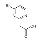 2-(4-bromopyrimidin-2-yl)acetic acid Structure