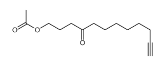 4-oxododec-11-ynyl acetate结构式