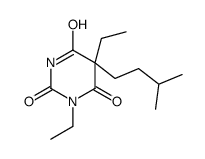 1,5-Diethyl-5-isopentyl-2,4,6(1H,3H,5H)-pyrimidinetrione Structure