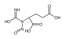 (2S)-2-[carbamoyl(nitroso)amino]pentanedioic acid结构式