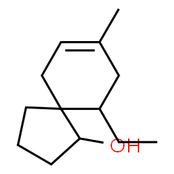 Spiro[4.5]dec-7-en-1-ol, 10-ethyl-8-methyl- (9CI) Structure