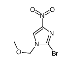 2-bromo-1-(methoxymethyl)-4-nitroimidazole结构式