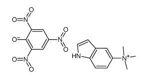 5-indolyltrimethylammonium picrate结构式