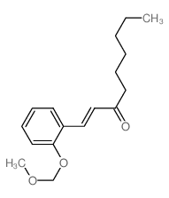 1-Nonen-3-one,1-[2-(methoxymethoxy)phenyl]-, (E)- (9CI) Structure