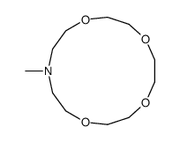 13-methyl-1,4,7,10-tetraoxa-13-azacyclopentadecane Structure