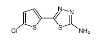 5-(5-CHLORO-THIOPHEN-2-YL)-[1,3,4]THIADIAZOL-2-YLAMINE Structure