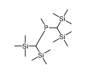 bis[bis(trimethylsilyl)methyl]-methylphosphane Structure