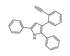 2-(2,5-diphenyl-1H-pyrrol-3-yl)benzonitrile Structure