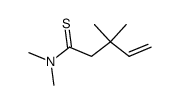 4-Pentenethioamide,N,N,3,3-tetramethyl- Structure