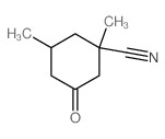 Cyclohexanecarbonitrile, 1,3-dimethyl-5-oxo-结构式