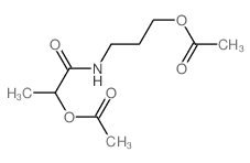 Propanamide,2-(acetyloxy)-N-[3-(acetyloxy)propyl]-结构式