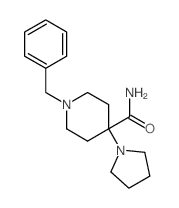 1-Benzyl-4-(1-pyrrolidinyl)piperidine-4-carboxamide Structure