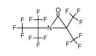 1-(perfluoro-tert-butyl)-3,3-bis(trifluoromethyl)aziridin-2-one Structure