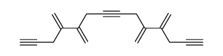 4,5,10,11-tetramethylene-1,7,13-tetradecatriyne Structure