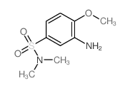 Benzenesulfonamide, 3-amino-4-methoxy-N,N-dimethyl-结构式