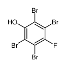 2,3,5,6-tetrabromo-4-fluorophenol Structure