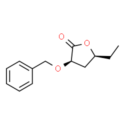 2(3H)-Furanone,5-ethyldihydro-3-(phenylmethoxy)-,(3R,5S)-rel-(9CI)结构式