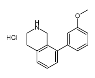 8-(3-methoxyphenyl)-1,2,3,4-tetrahydroisoquinoline,hydrochloride Structure