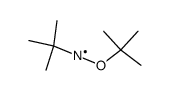 N-tert-butoxy-N-tert-butylaminyl radical结构式