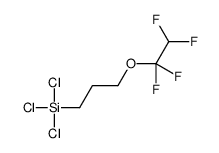 trichloro[3-(1,1,2,2-tetrafluoroethoxy)propyl]silane Structure