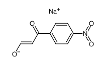 4-Nitro-benzoylacetaldehyd-Na-Salz结构式