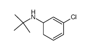 N-(tert-butyl)-3-chlorocyclohexa-2,4-dien-1-amine Structure
