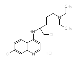 5-chloro-N-(7-chloroquinolin-4-yl)-N,N-diethyl-pentane-1,4-diamine Structure