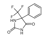 5-Phenyl-5-(trifluormethyl)imidazolidin-2,4-dion Structure