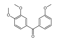 (3,4-dimethoxyphenyl)-(3-methoxyphenyl)methanone结构式
