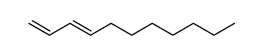 trans-undeca-1,3-diene Structure
