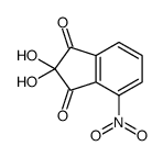 2,2-dihydroxy-4-nitroindene-1,3-dione Structure