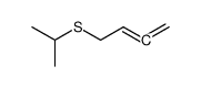 buta-2,3-dienyl isopropyl sulphide Structure