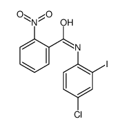 N-(4-chloro-2-iodophenyl)-2-nitrobenzamide Structure