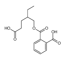 单(4-羧基-2-乙基丁基)邻苯二甲酸酯结构式