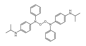 4-N-phenyl-1-N-propan-2-yl-4-N-(N-[4-(propan-2-ylamino)phenyl]anilino)peroxybenzene-1,4-diamine Structure