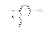 [dimethyl(prop-2-enyl)silyl]-(4-ethynylphenyl)-dimethylsilane结构式