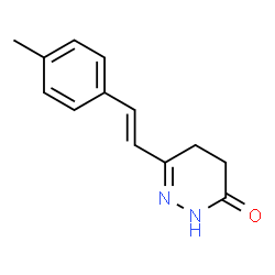 6-(4-METHYLSTYRYL)-4,5-DIHYDRO-3(2H)-PYRIDAZINONE Structure