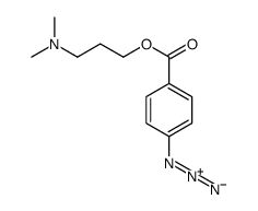 3-(dimethylamino)propyl 4-azidobenzoate结构式