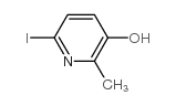 2-Methyl-3-hydroxy-6-iodopyridine Structure