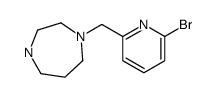 4-[(6-bromopyridin-2-yl)methyl]-1,4-diazabicyclo[3.2.2]nonane结构式