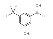 3-(三氟甲基)-5-甲基-苯硼酸结构式