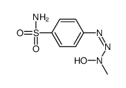 4-[[hydroxy(methyl)amino]diazenyl]benzenesulfonamide Structure