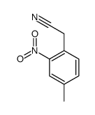 (4-METHYL-2-NITRO-PHENYL)-ACETONITRILE Structure