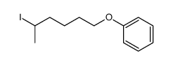 (5-iodo-hexyl)-phenyl ether Structure