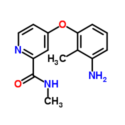 4-(3-Amino-2-methylphenoxy)-N-methyl-2-pyridinecarboxamide结构式
