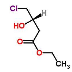 Ethyl S-4-chloro-3-hydroxybutyrate structure