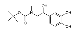 N-(tert-butoxycarbonyl)epinephrine结构式
