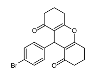 9-(4-bromophenyl)-3,4,5,6,7,9-hexahydro-2H-xanthene-1,8-dione Structure