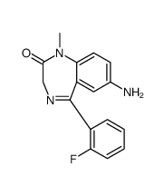 7-Aminoflunitrazepam-d7 (CRM)结构式