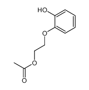 2-(2-hydroxyphenoxy)ethyl acetate结构式